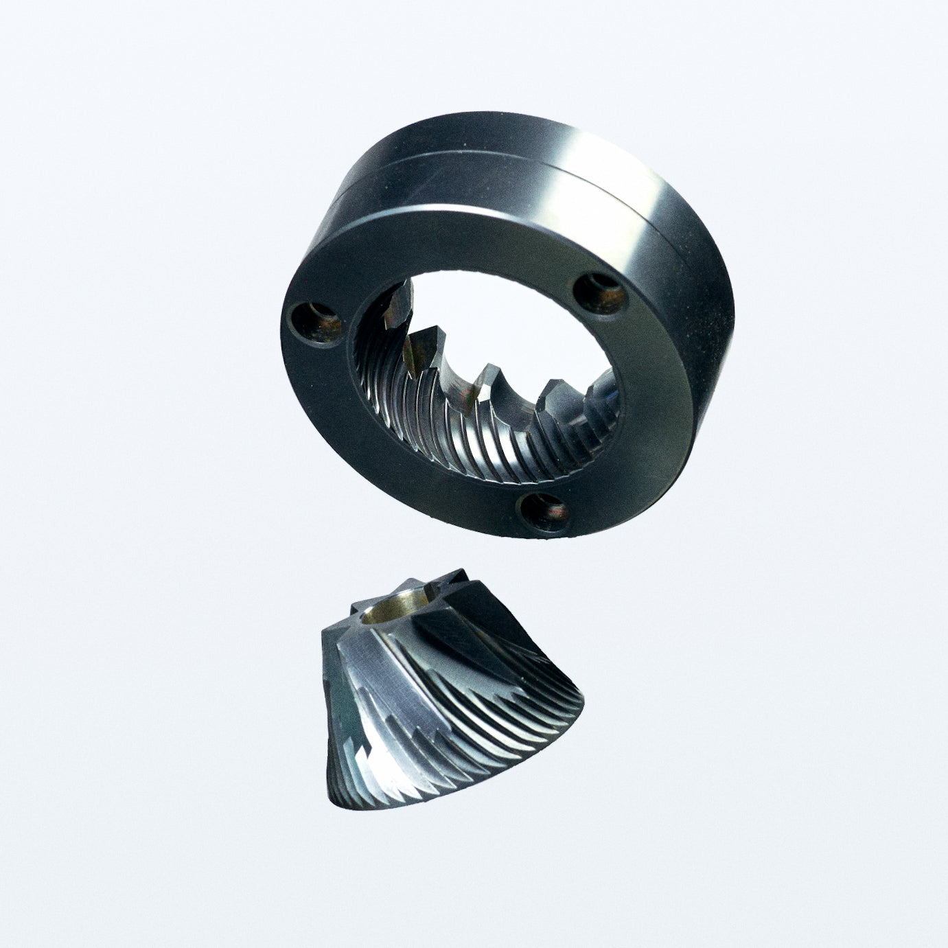 63 mm conical TiN burr set from the NECCST Series 1