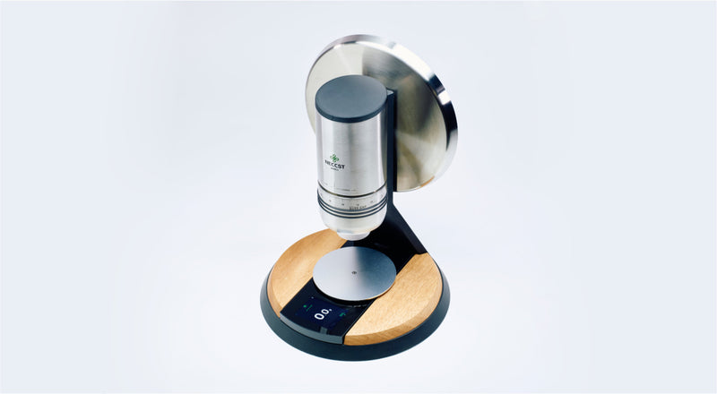 NECCST Series 1 GBW with wood base and integrated NECCST Scale