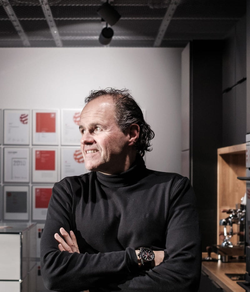 Stefan Eckstein in the Eckstein Design studio, Munich
