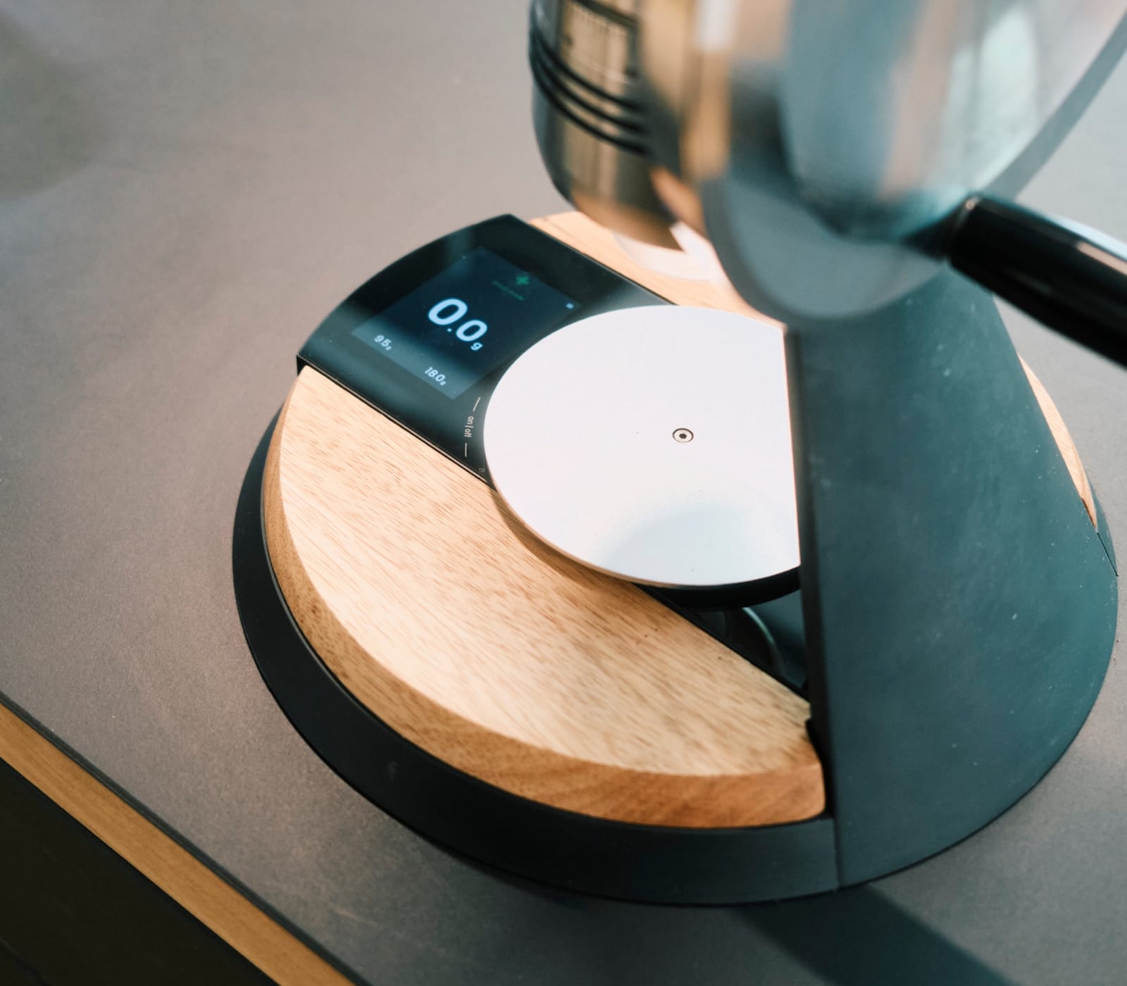 NECCST Scale shown from above in grind by weight mode